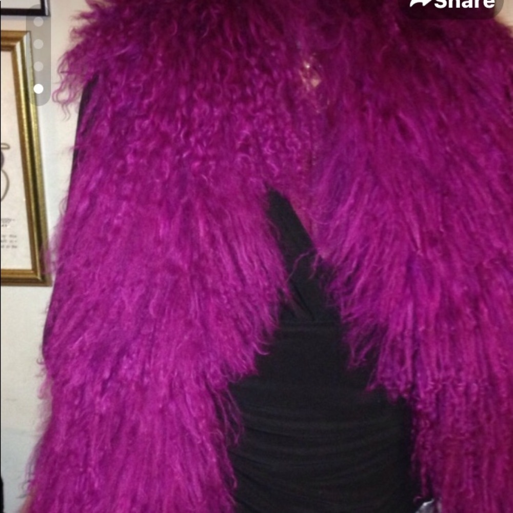 Real fur scarf